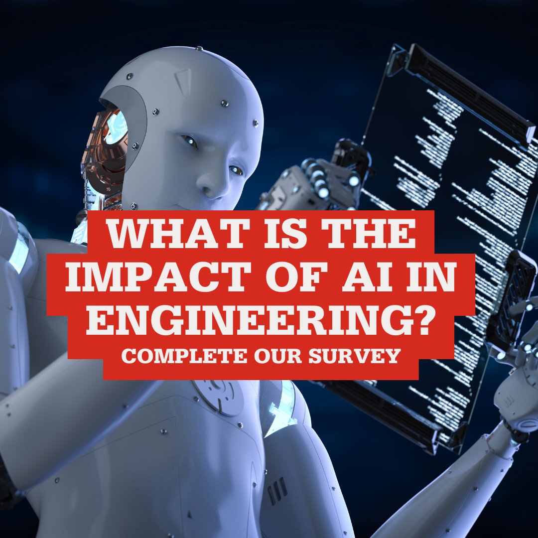 IMechE's tweet photo. AI is revolutionising engineering, and we want to hear your thoughts.
How do you feel about AI's impact on the industry?
Share your insights in our quick IMechE survey:https://t.co/pbhKSkl78f
#IMechE #thinkpublishing #AI #engineering https://t.co/0w17L59jXq