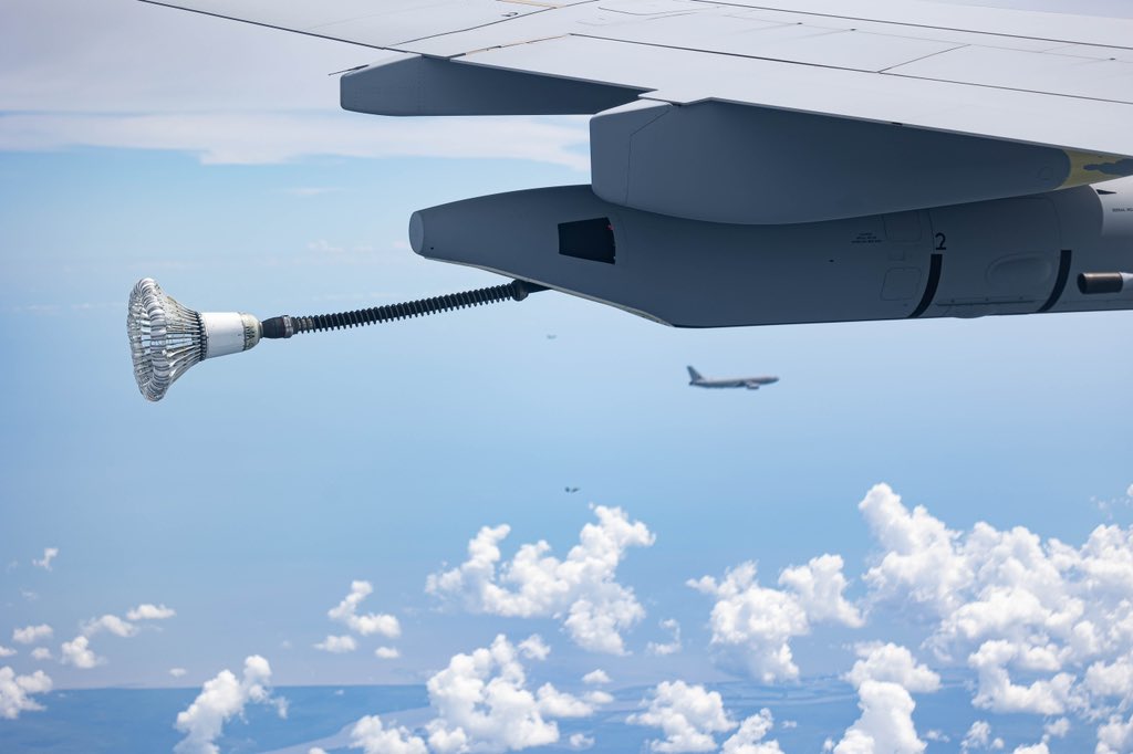 Hello and #namaste! Our three #A330MRTT and the 🇩🇪🇪🇸🇫🇷 Fighters just touched down in India 🇮🇳

We are ready for #TarangShakti24