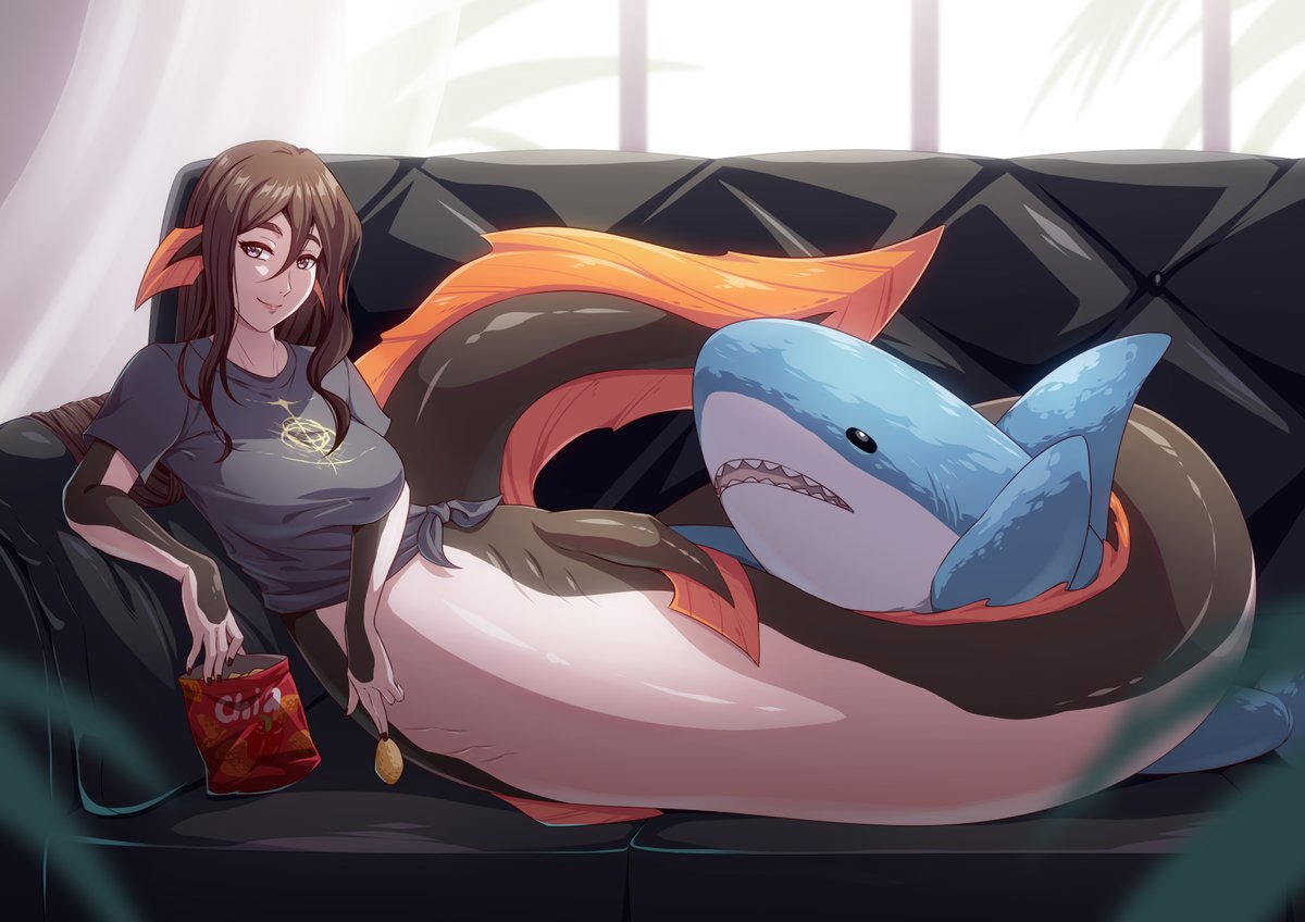 Recent commission of a chilling Nelle. Art done by <a href="/YamanataVault/">Yamanata 🎨🔞</a>