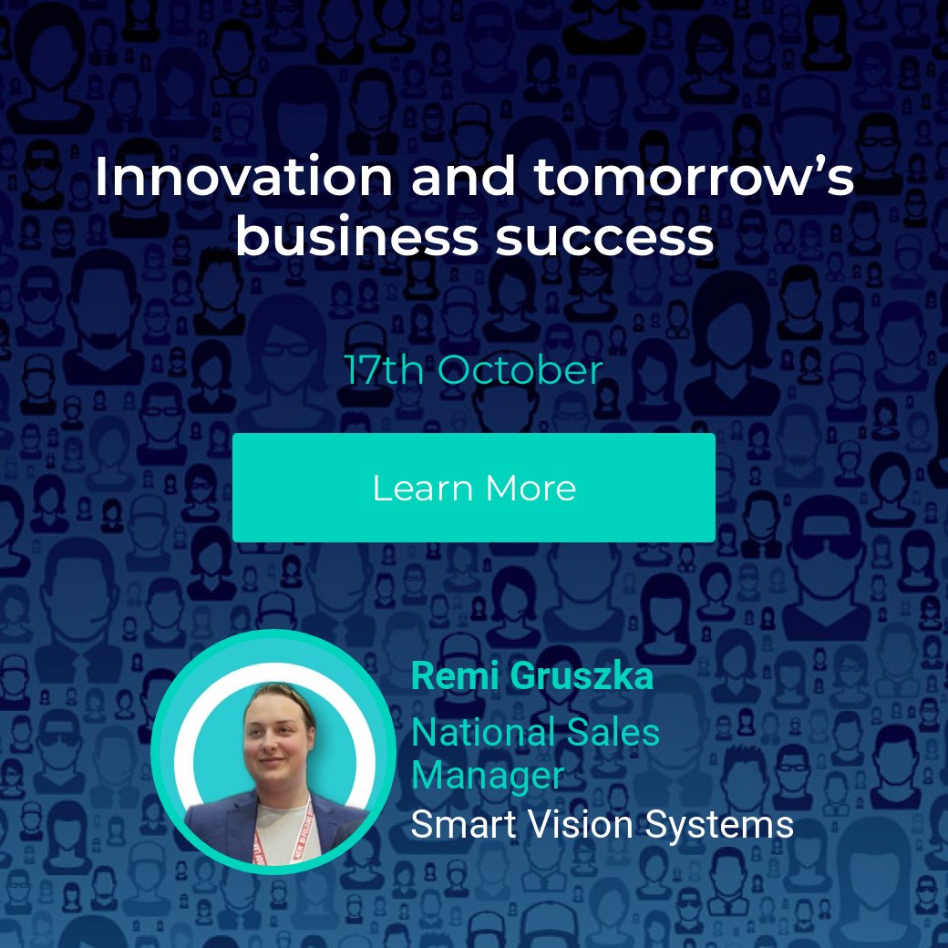 Speaker Announcement📣

Thursday 17th October - Remi Gruszka, National Sales Manager, Smart Vision Systems – Smart technology and innovation will lead a session on ‘Innovation and tomorrow’s business success’🙌

Book your pass for #glassconference24 here eu1.hubs.ly/H0bzVw80