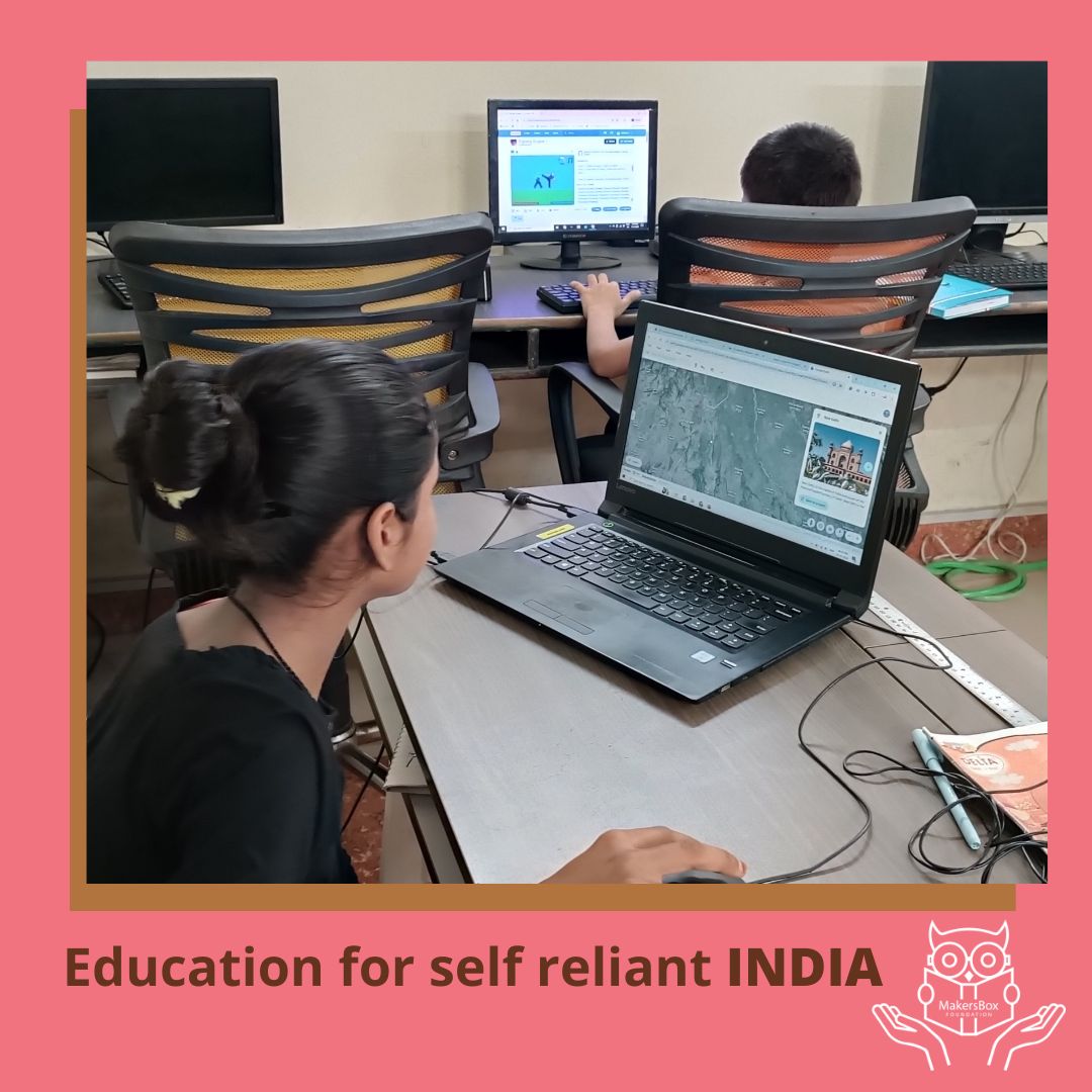MakersBoxORG's tweet photo. Shrishti is exploring #GoogleEarth  to gain practical knowledge about our planet! From studying landscapes to discovering new places, she's using this amazing tool to deepen her understanding of the world. #Exploration #Makersbox #PracticalKnowledge #Geography #LearningWithTech https://t.co/xuCI2Z6BAK