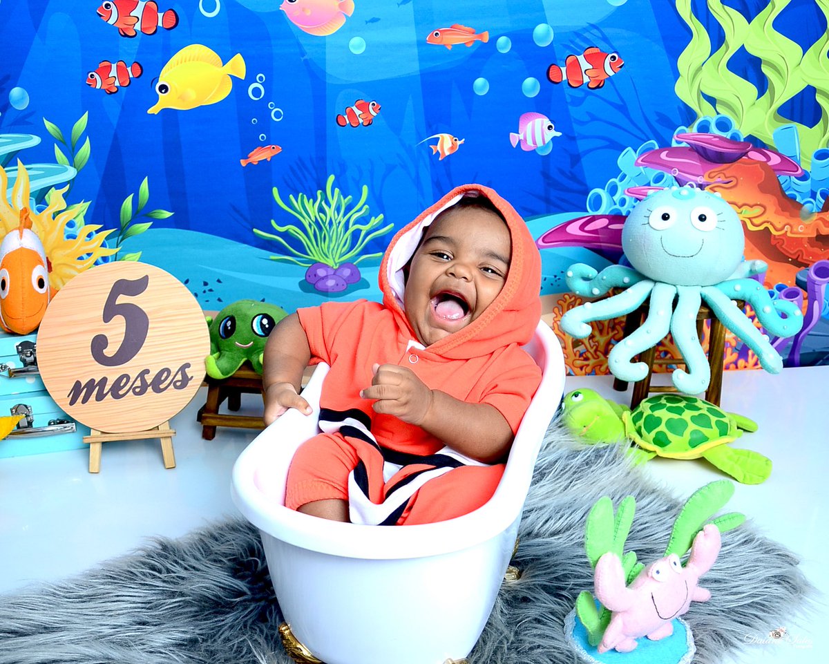 5 mês do meu rei Ravi 😻💙🫶🏾🫶🏾