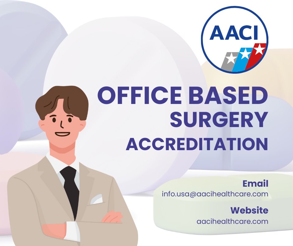AaciHealthcare's tweet photo. AACI is dedicated to setting the benchmark for Office-based Surgery Accreditation in Florida. Our rigorous standards ensure top-notch patient care and practice excellence. https://t.co/h7ahK2aEoK 
#OfficeBasedSurgeryAccreditation #HealthcareExcellence #AACI #AACIHealthcare https://t.co/qMZ86FBT9a