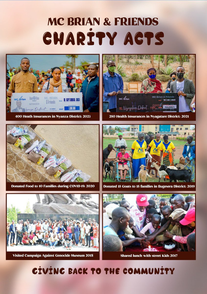 ShemNateteBrian's tweet image. Hello Beautiful People?
Nejejwe no kubagezaho igikorwa ngarukamwaka cyo gufasha imiryango itishoboye tuyigenera Mutuelle de santé.
Kizaba taliki 15-09 muri GICUMBI DISTRICT. 
Kwifatanya natwe ni Umugisha🙏🏽
For more details/Contribution (0783757815)
#GivingBackToTheCommunity