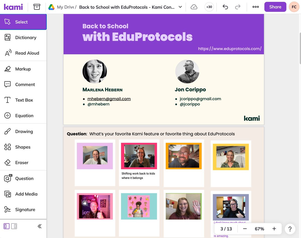 mrshowell24's tweet photo. Looking to make your classroom more engaging? Discover practical tips on @eduprotocols, using @kamiapp, and fostering real-time feedback. Don't miss out—watch the recording for strategies to implement this school year! #EdTech #TeachingTips #EduProtocols 
https://t.co/PRu6MLAhQ8 https://t.co/FtxAC4cqdh