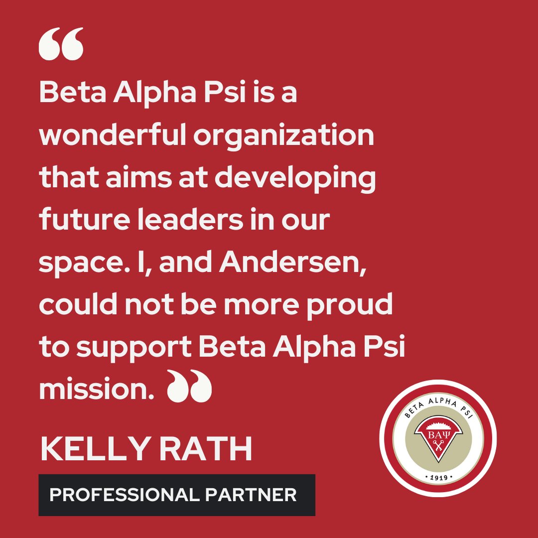 🌟 **Professional Partner Tuesday Spotlight** 🌟

On this Professional Partner Tuesday, we're thrilled to spotlight an incredible supporter: Kelly Rath, Director, of National Campus Recruiting at Andersen. 🌟 ow.ly/hX7050Q9wJ9