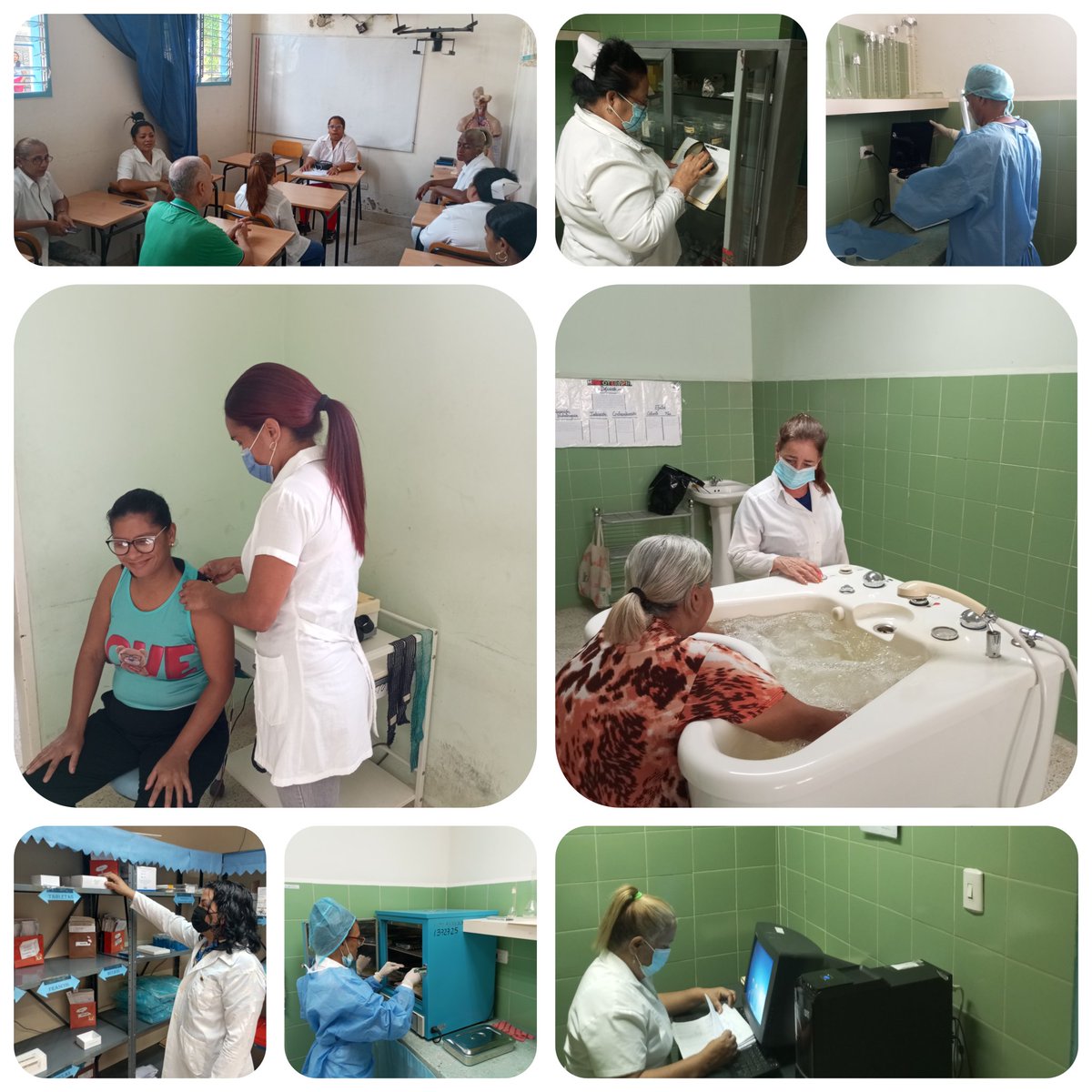 Nuestros profesionales de la salud cubana en #Venezuela, siempre están en la primera línea de fuego, cumpliendo con la noble labor de cada día curar personas y salvar vidas. 
CDI El Quemaito 🇨🇺🇻🇪
#CubaPorLaVida 
#CubaCoopera
<a href="/cubacooperaven/">Brigada Médica Cubana en Venezuela</a> 
<a href="/CubaMir_Ven/">Brigada Médica Cubana Estado Miranda</a> 
<a href="/QuemaitoVe/">ElQuemaitoVe Edo Miranda</a>