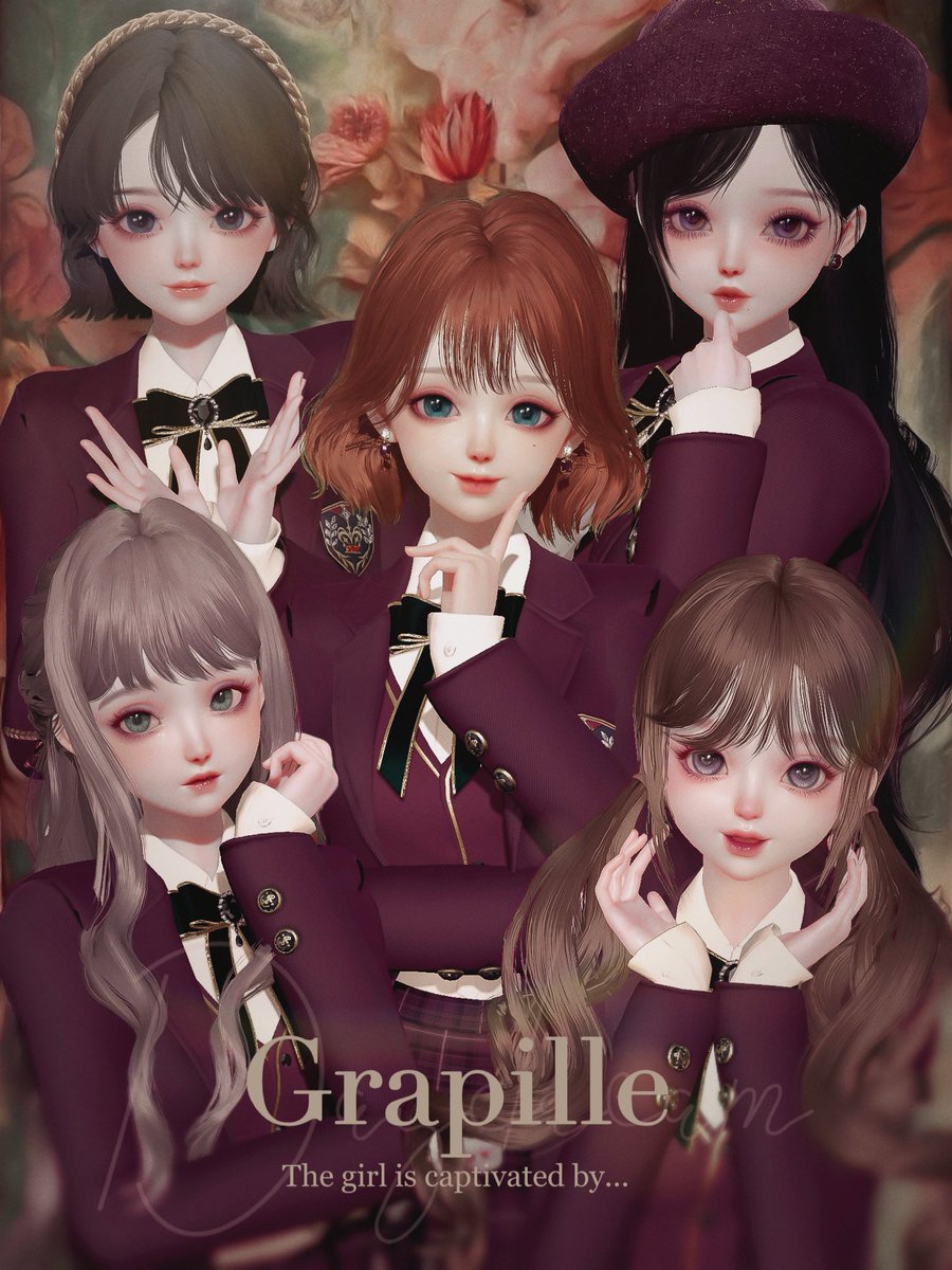 grapille_kp's tweet photo. ㅤㅤㅤㅤㅤㅤ
❝ 𝐆𝐢𝐫𝐥𝐬' 𝐃𝐚𝐢𝐥𝐲 𝐋𝐢𝐟𝐞 ❞

𝐆𝐫𝐚𝐩𝐢𝐥𝐥𝐞の隣に並べる素材をご用意しました .ᐟ
お揃いの制服を着て並んでもらえたら嬉しいです🍇

#𝐆𝐫𝐚𝐩𝐢𝐥𝐥𝐞_𝐨𝐟𝐟𝐢𝐜𝐢𝐚𝐥 
#キラパラ #キラパラモデル 
⇩素材はリプツリーに🎁⇩ https://t.co/xjqSDvKVXy