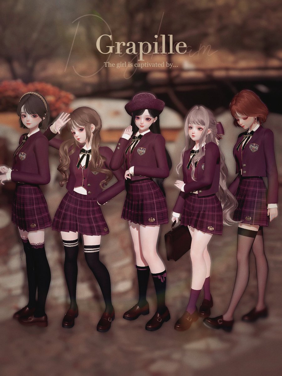 grapille_kp's tweet photo. ㅤㅤㅤㅤㅤㅤ
❝ 𝐆𝐢𝐫𝐥𝐬' 𝐃𝐚𝐢𝐥𝐲 𝐋𝐢𝐟𝐞 ❞

𝐆𝐫𝐚𝐩𝐢𝐥𝐥𝐞の隣に並べる素材をご用意しました .ᐟ
お揃いの制服を着て並んでもらえたら嬉しいです🍇

#𝐆𝐫𝐚𝐩𝐢𝐥𝐥𝐞_𝐨𝐟𝐟𝐢𝐜𝐢𝐚𝐥 
#キラパラ #キラパラモデル 
⇩素材はリプツリーに🎁⇩ https://t.co/xjqSDvKVXy
