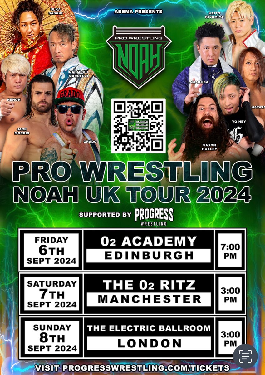 Things change.
It starts from here.
The story has only just begun.

And I promoted prowrestling NOAH UK tour while in Germany.
Thank you, GWF.

6th Sep Fri Edinburgh O2
7th Sep Sat Manchester O2 Ritz
8th Sep Sun London Electric Ballroom 

TICKETS ⬇️
progresswrestling.com/tickets/