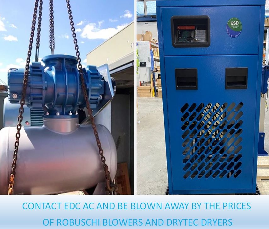 The answer isn’t blowin’ in the wind: it’s at EDC AC . Powerful performance &amp; dynamic drying combine in our Robuschi/Drytec ranges.
Contact us for details of the products we have in our warehouse. With our competitive pricing we don’t expect on the shelf for very long