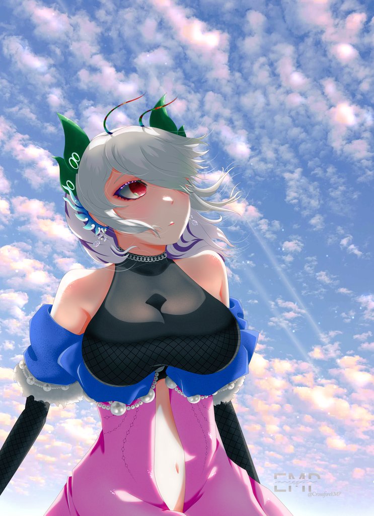 CrossfireEMP's tweet photo. Sky Fall.🩵🌫️
-i haven't drawn for a long time.
#EMP_ART https://t.co/RQvtfTNq8Z