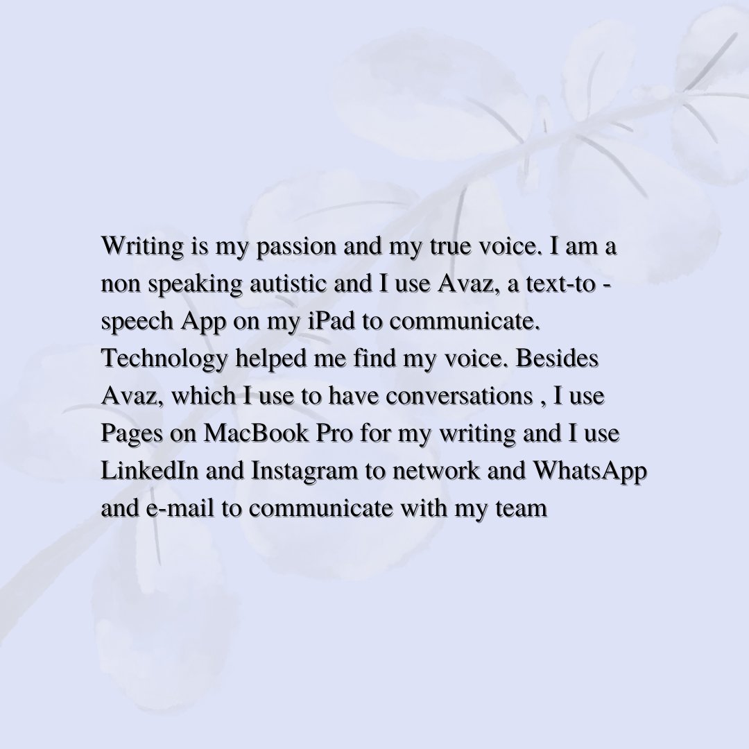 RisingFlameNow's tweet photo. Aditi Sowmyanarayanan shares how a nonverbal autistic writer works with teams for #ThisIsHowWeWork Campaign.
Accommodations and accessibility needs are often termed special when disabled folks use them. https://t.co/8tRwDQdjdA