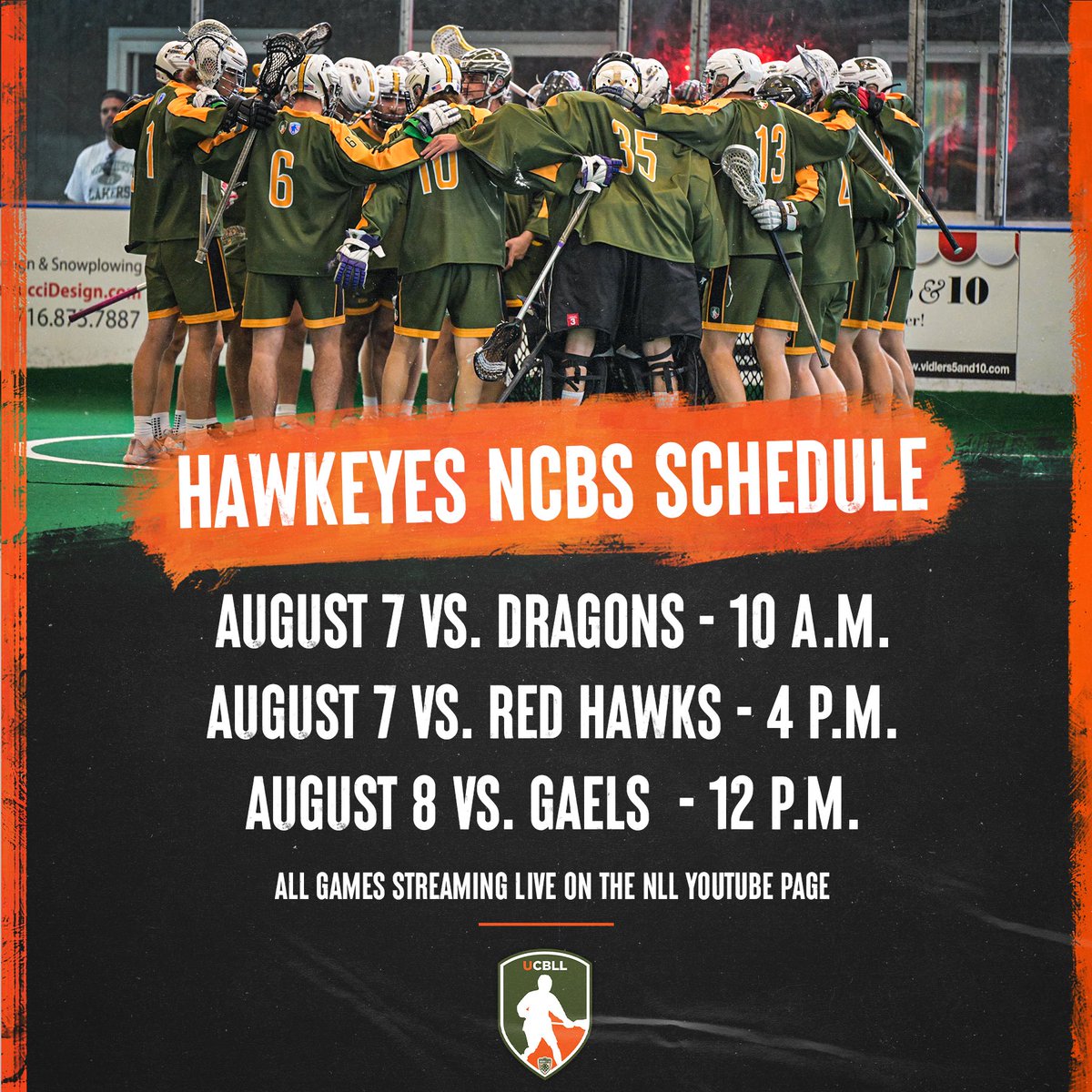 The NCBS National Championship Tournament kicks off in Utica, NY tomorrow. Check out the schedules for the Hawkeyes and Buffaloes

All games will be streaming live on the NLL YouTube Page. Tune in and cheer on your UCBLL teams!