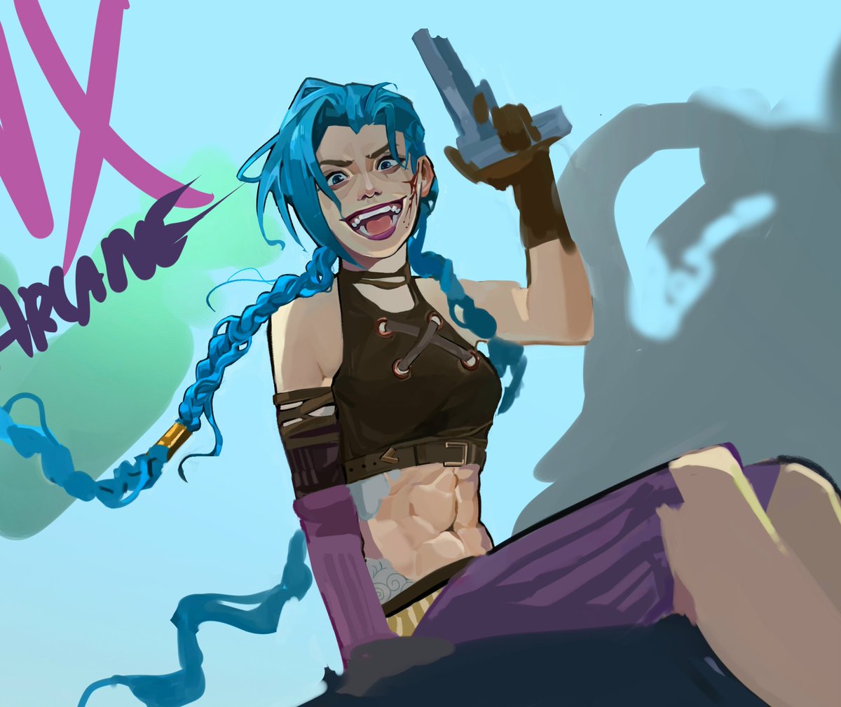 epfoshe0's tweet photo. Jinx WIP from Arcane
#jinx #arcane #arcanefanart #ArcaneArt #league #lol #LeagueOfLegends #Netflix #art https://t.co/47IAhGEIgB