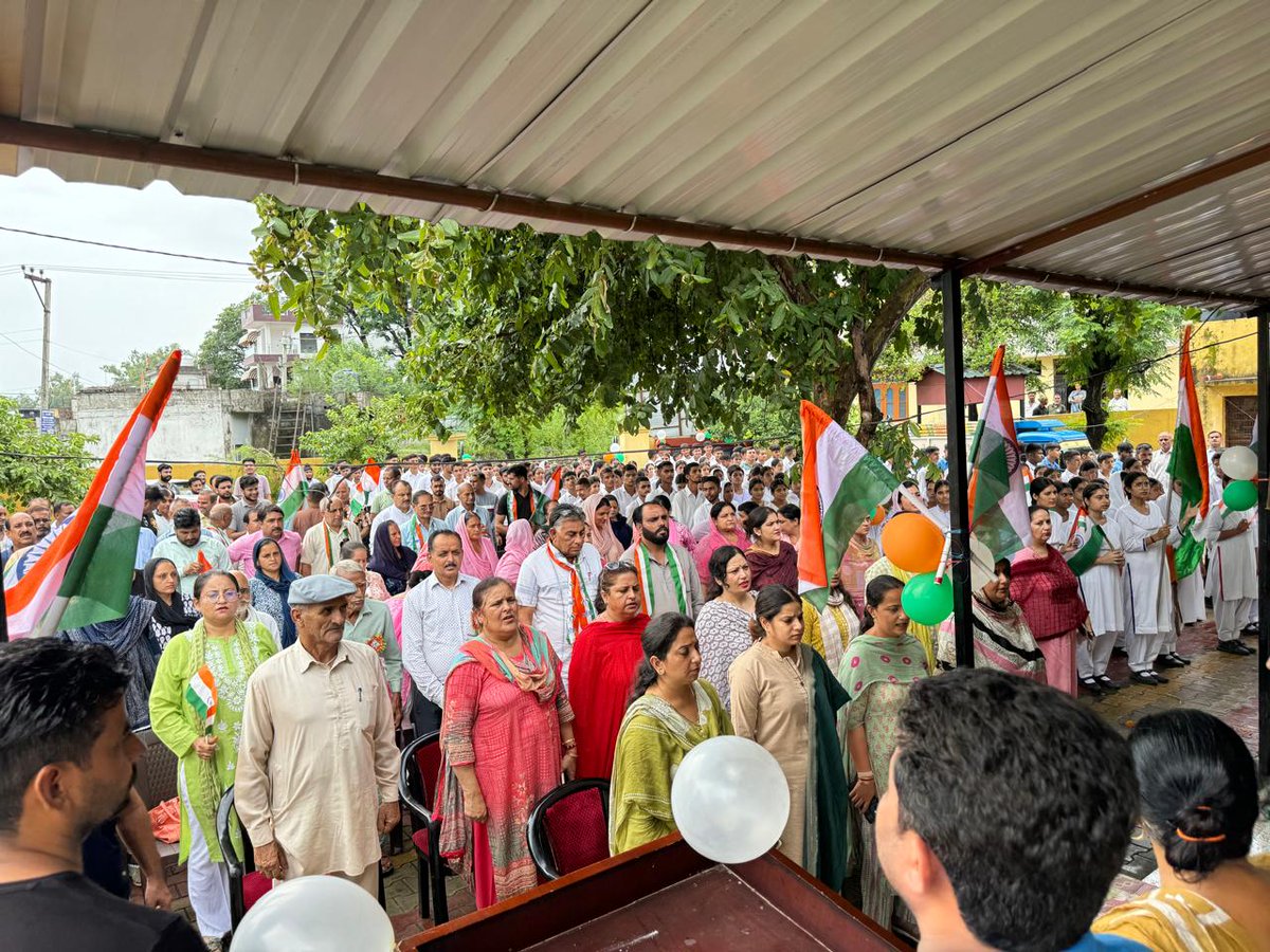 Rural Dev &PR Block Nagrota BDO Nagrota (@bdonagrota) on Twitter photo Organized a Tiranga Rally, patriotic concert, and signature campaign in Nagrota.Honored martyrs' families and planted trees under "Ek Ped Shaheedon Ke Naam" <a href="/dmjammuofficial/">District Magistrate, Jammu</a> <a href="/acp_jammu/">ACP Jammu</a> @OfficeOfLGJ <a href="/swachhbharat/">Swachh Bharat Mission - Grameen</a> <a href="/listenshahid/">Shahid Choudhary</a> <a href="/diprjk/">Information & PR, J&K</a> <a href="/jkrddpr/">Department of Rural Development & Panchayati Raj</a> <a href="/InfoJammu/">Jammu Info</a>
#jammuSangram Organized a Tiranga Rally, patriotic concert, and signature campaign in Nagrota.Honored martyrs' families and planted trees under "Ek Ped Shaheedon Ke Naam" <a href="/dmjammuofficial/">District Magistrate, Jammu</a> <a href="/acp_jammu/">ACP Jammu</a> @OfficeOfLGJ <a href="/swachhbharat/">Swachh Bharat Mission - Grameen</a> <a href="/listenshahid/">Shahid Choudhary</a> <a href="/diprjk/">Information & PR, J&K</a> <a href="/jkrddpr/">Department of Rural Development & Panchayati Raj</a> <a href="/InfoJammu/">Jammu Info</a>
#jammuSangram