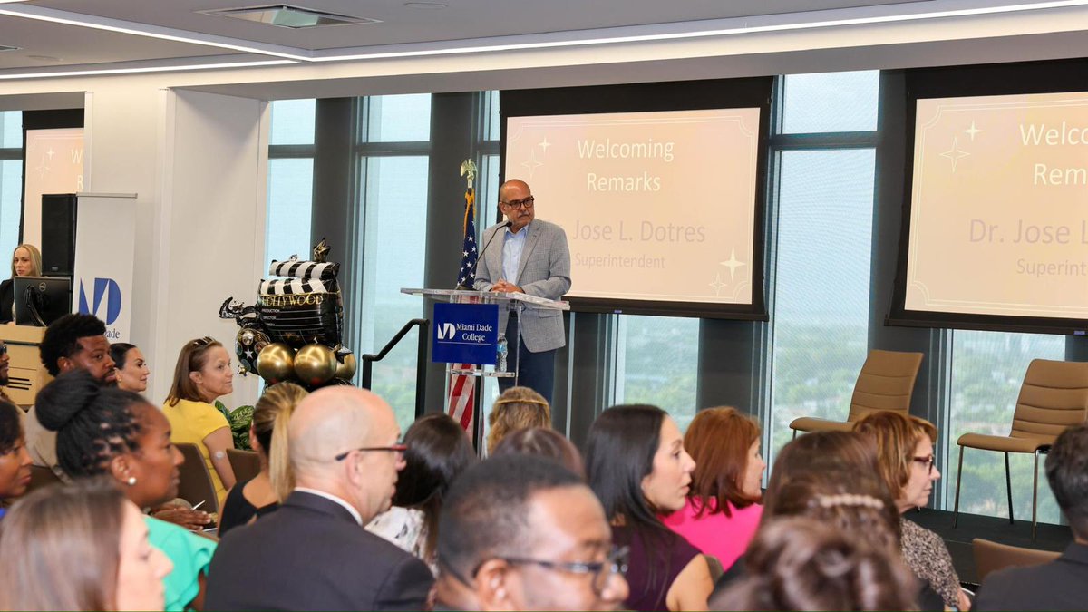 SuptDotres's tweet photo. Inspired by the success of today's Literacy Symposium for Principals! Our school leaders delved into insightful discussions and innovative strategies to boost literacy in our schools. Their dedication and enthusiasm for student success are inspiring, forging bright futures at @MDCPS. #YourBestChoiceMDCPS