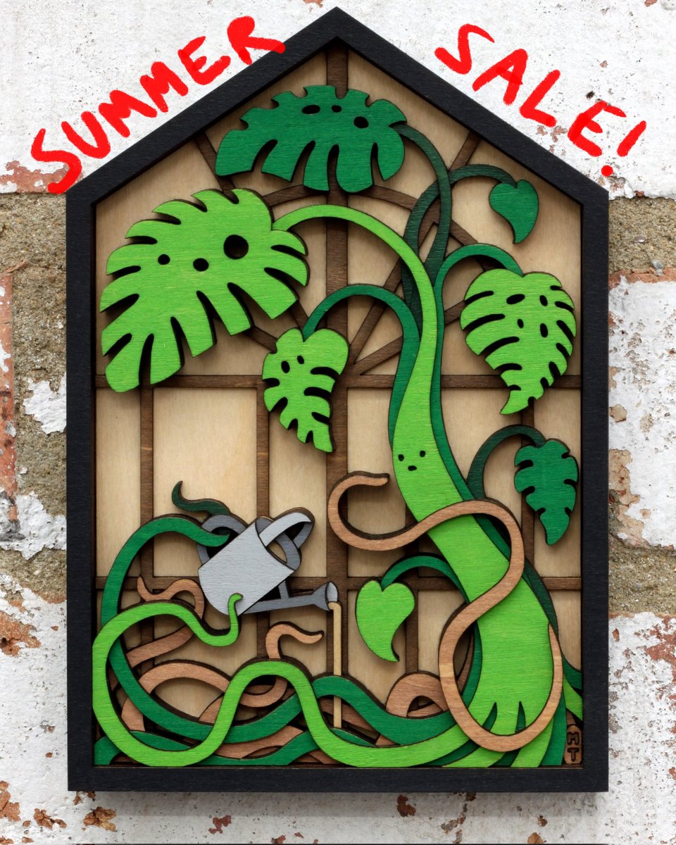 A gentle reminder that I still have a summer sale on which includes this self sufficient Monstera.

martintomsky.com/shop/monstera

#art #artsale #houseplant