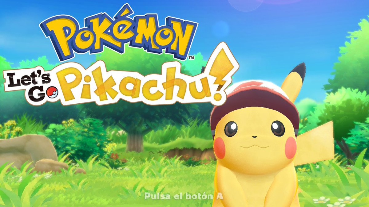 Por circunstancias que yo mismo no veía venir, he conseguido una versión digital gratis del Pokémon Let's Go Pikachu. Y me gustaría hacer un hilo kilométrico de mi partida como hice del Rojo Fuego hace dos años.
Intentaré poner nombres de gente a los Pokémon.
