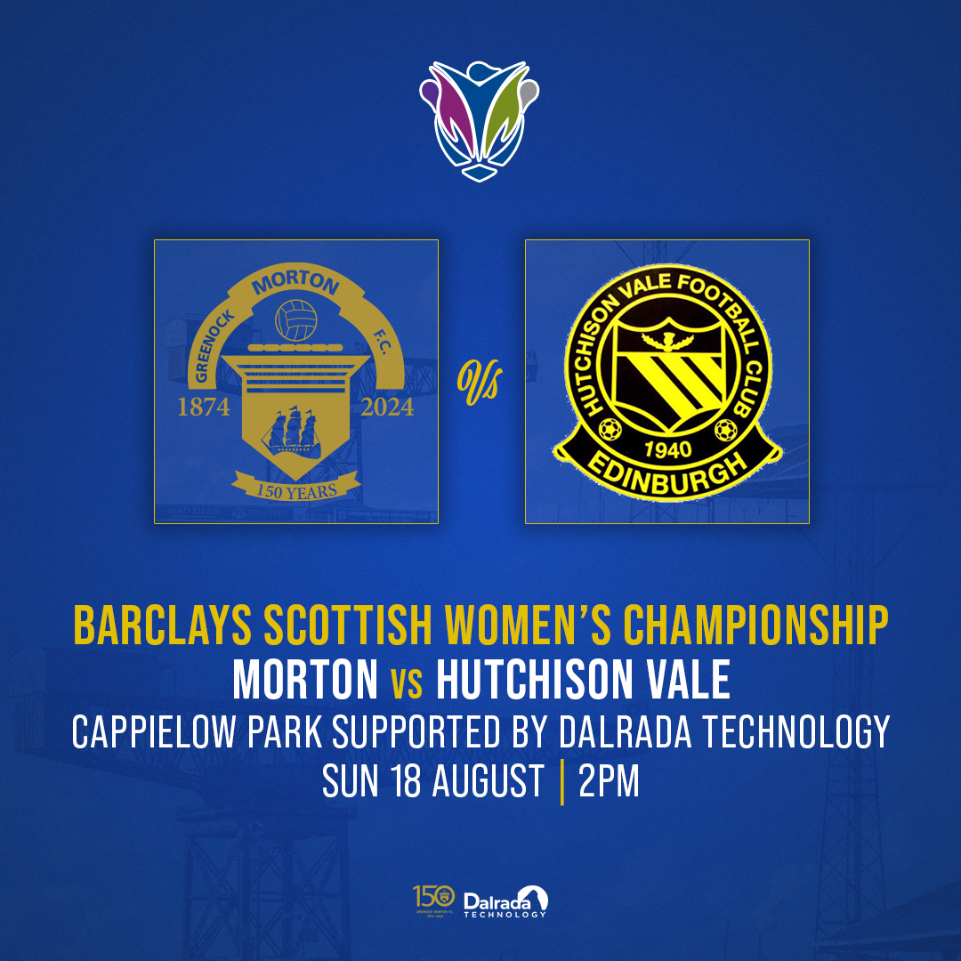 Morton_FC's tweet photo. Greenock Morton FC Women will play their first home match of the 2024/25 Barclays Scottish Women’s Championship season at Cappielow Park supported by Dalrada Technology.
 
➡️ https://t.co/h5SgrYb0Tt https://t.co/ZbMQ89OWZD
