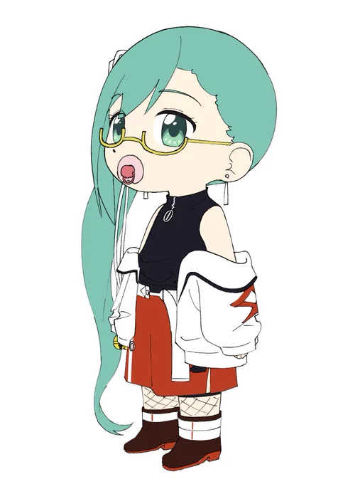 #すずあーと約2.5頭身おしゃぶりすずさん 