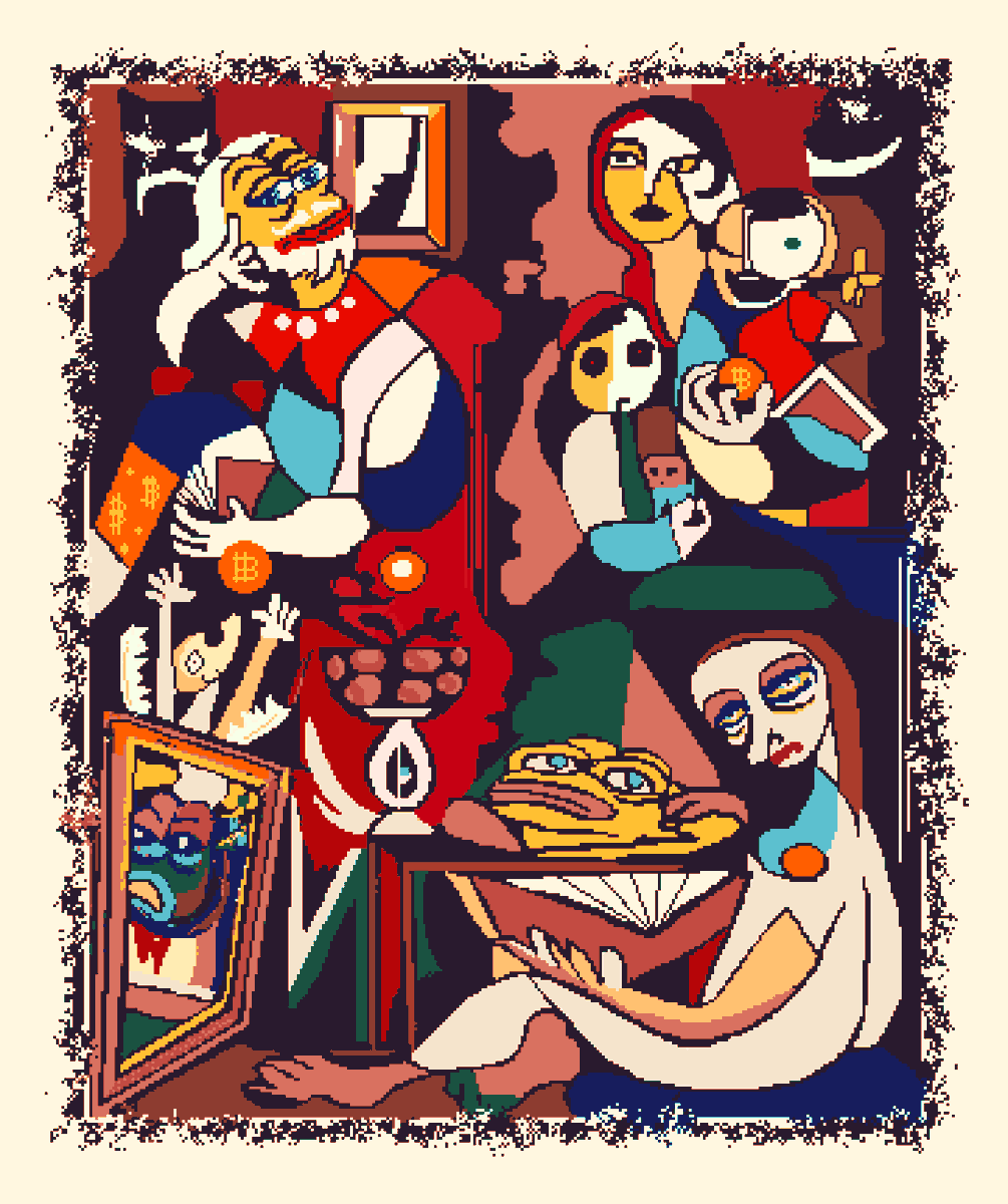 The implementation of #OLGA to the Bitcoin STAMPS has been a significant improvement to how we can create our artwork.  This is our newest STAMPS "The Modern Family" (20kb) to show that beautiful artwork can be made on STAMPS and not just limited to simple jpg or svg.