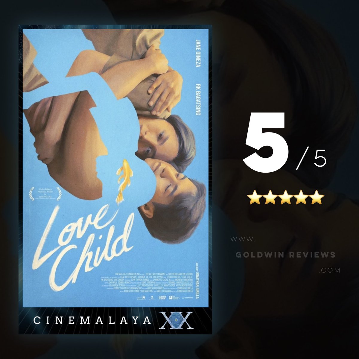 Love Child (Cinemalaya 2024)
Directed by: Jonathan Jurilla

When a film has so much love to give,
it’s impossible not to love it back.

(1/n) goldwinreviews.com/post/love-child