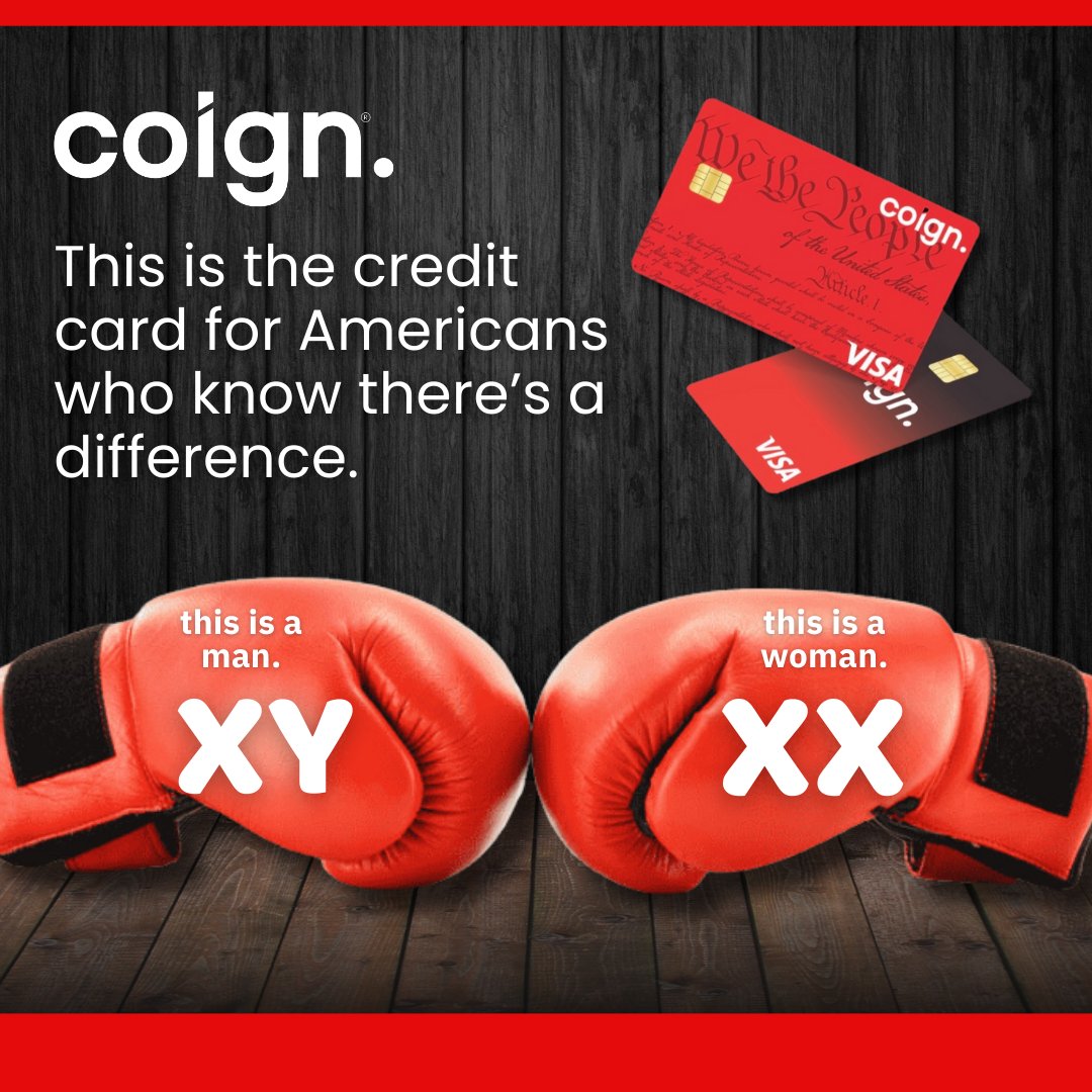 coigncard's tweet photo. Know the difference. Choose Coign. 💳🇺🇸 The credit card for Americans who get it.
#financialfreedom #creditcard #wealthmanagement #financetips #savemoney #financialindependence #financialgoals #popculture #celebritygossip #summer2024 #sunnydays #coign #coigncard #boxing #olympics https://t.co/DvsaEfHrXb