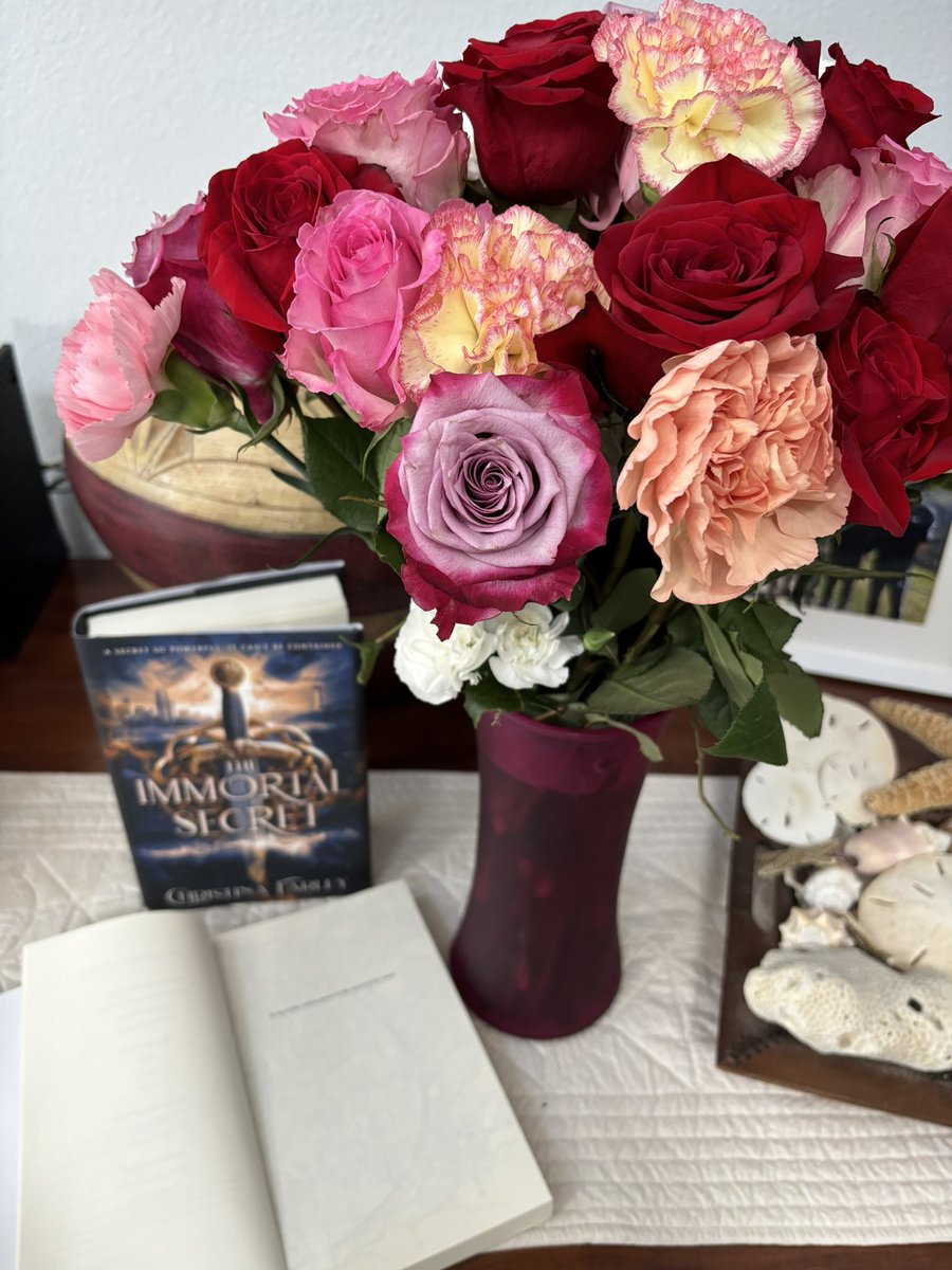 Party time! Today is the day that my YA contemporary romantasy, THE IMMORTAL SECRET, releases in all formats on all vendors! I’m so exited! #readersoftwitter