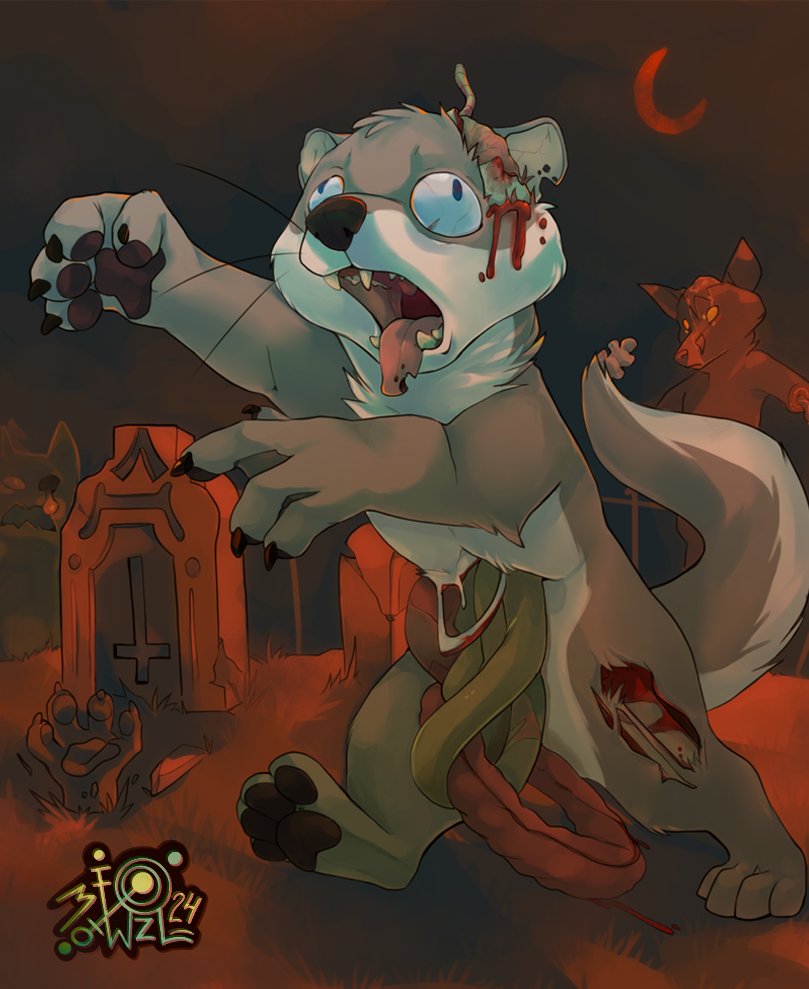 3X0WZL's tweet photo. braaaains 🧠
Old zombie otter commission 💚🦦 https://t.co/Lkq6li2gBs