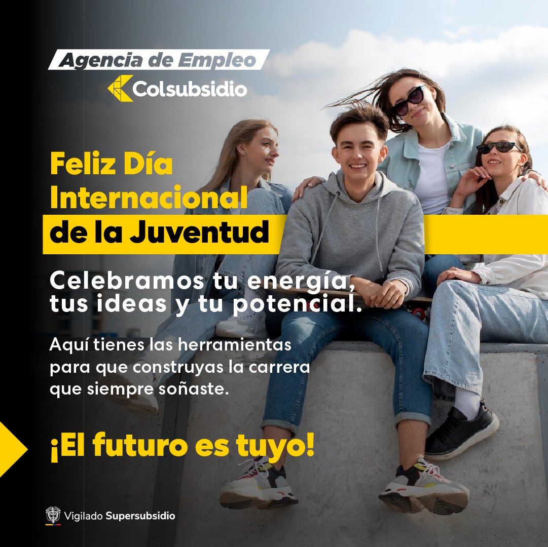 Hoy celebramos tu capacidad de transformar el mundo y construir un futuro mejor. ​

Agosto 12: Día Internacional de la Juventud.