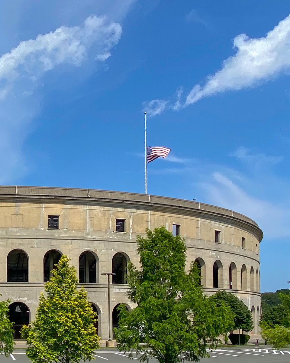 Harvard is flying the flag at Harvard Stadium at half mast in honor of the late Chet Stone Long time, equipment, manager and The Mayor of Dillon Field House!