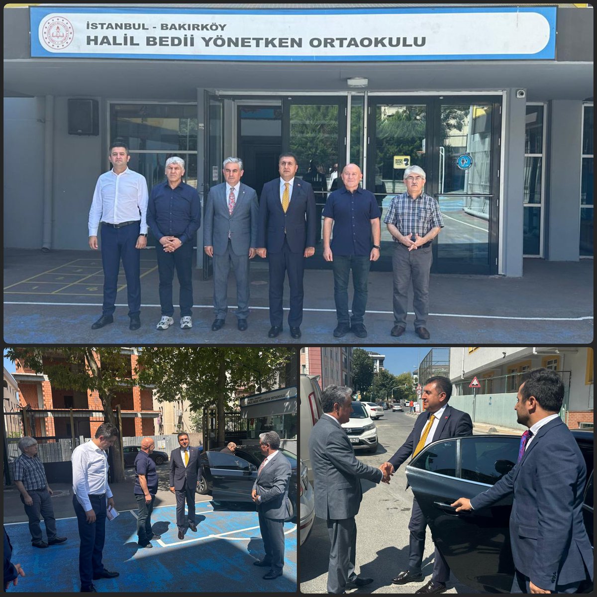 BakirkoyMEM's tweet photo. İl Millî Eğitim Müdürümüz Sayın Murat Mücahit Yentür ilçemize teşrif ederek İlçe Millî Eğitim Müdürümüz Kürşat Arzuoğlu ile birlikte  okullarımızı ziyaret edip,  2024-2025 Eğitim-Öğretim yılı için yapılan hazırlık sürecini izlemek üzere incelemelerde bulundu.@tcmeb @istanbulilmem @karzuoglu