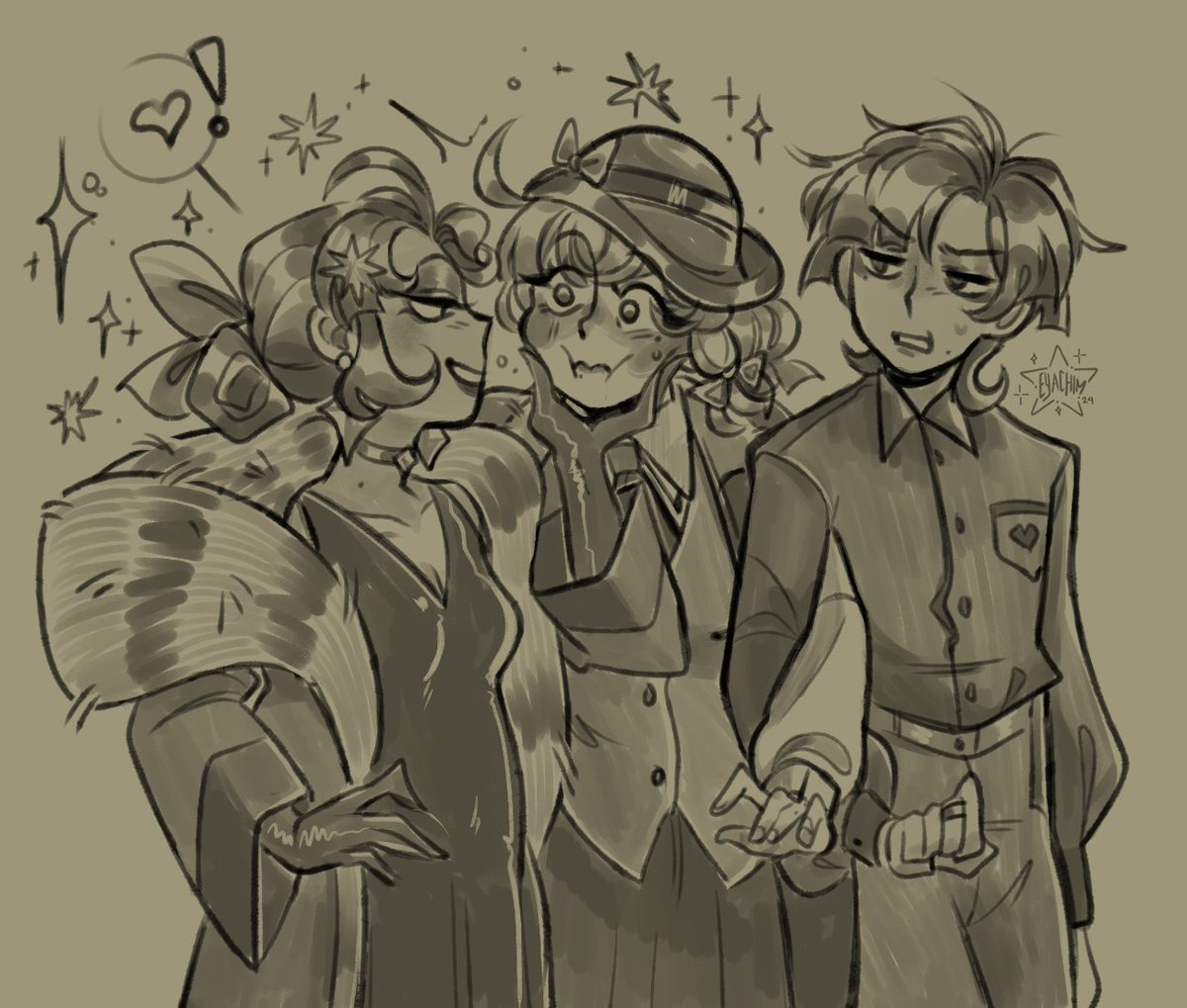 mitsieon_'s tweet image. wyd if a purty fashionista thinks you&apos;re cute ,,,,

#mona #kamisatoayaka #wanderer