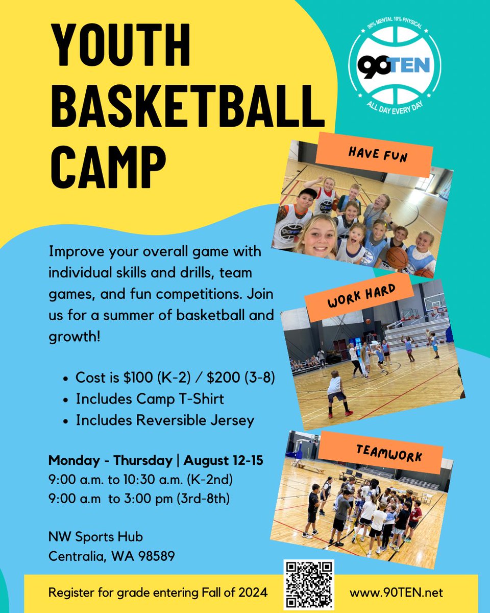 90TEN Training (@90tentraining) on Twitter photo #summercamp #basketballcamp 
Starts next week! Sign up at 90ten.net #summercamp #basketballcamp 
Starts next week! Sign up at 90ten.net