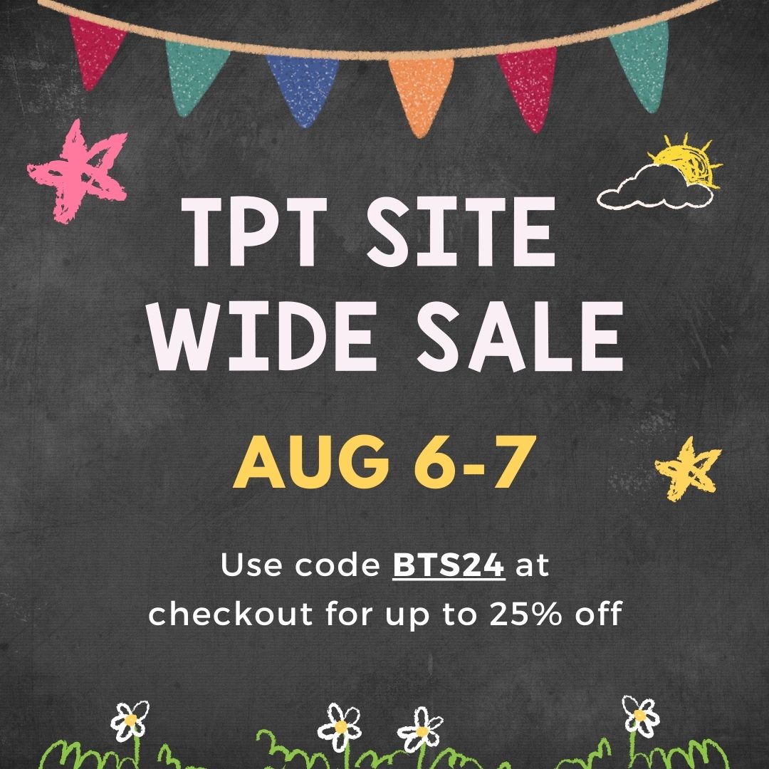 It's started! The massive TPT site-wide sale is today and tomorrow! 

My entire store - including all my bundles - is on sale today and tomorrow. I have hundreds of standards-aligned, TIME-SAVING Library Storytimes and Lessons, all ready to go!

bit.ly/3SFApgZ