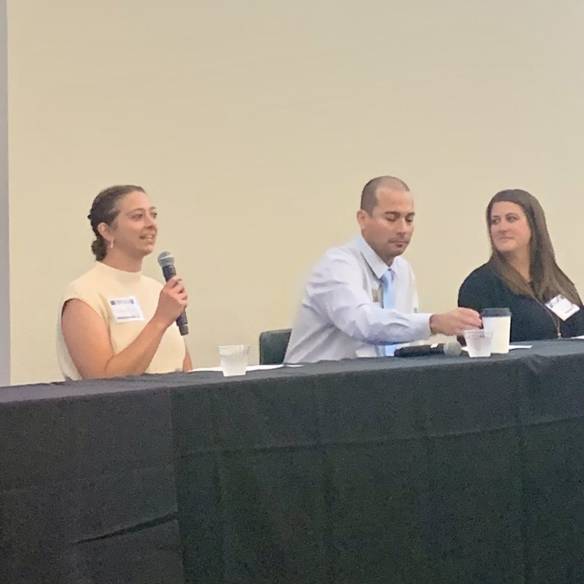 Shout out to Audrey Foster, FCS teacher at Waverly Middle School, for being part of the Educator Panel at the Teacher Educator Forum!