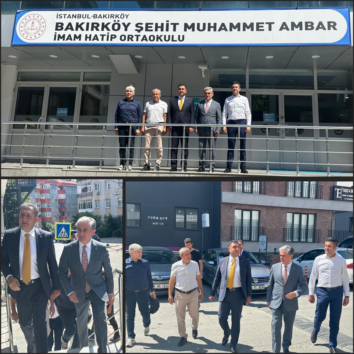 BakirkoyMEM's tweet photo. İl Millî Eğitim Müdürümüz Sayın Murat Mücahit Yentür ilçemize teşrif ederek İlçe Millî Eğitim Müdürümüz Kürşat Arzuoğlu ile birlikte  okullarımızı ziyaret edip,  2024-2025 Eğitim-Öğretim yılı için yapılan hazırlık sürecini izlemek üzere incelemelerde bulundu.@tcmeb @istanbulilmem @karzuoglu
