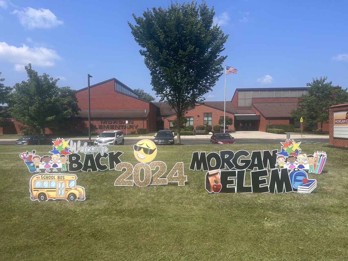 Our Morgan Staff is busy getting ready for the best year yet ⭐️ 🍎 ✏️ we can’t wait to see all of our students at Open House today and tomorrow 💕 😃
