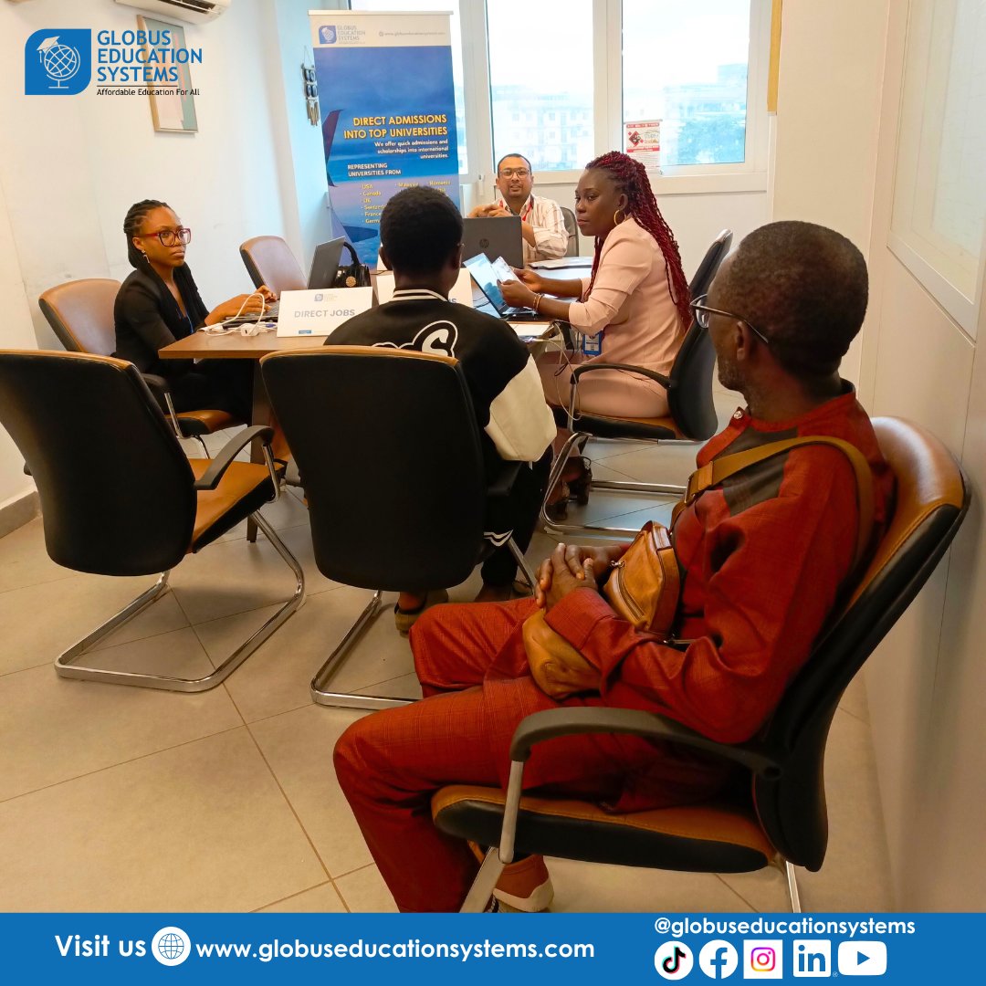 GlobusSystems's tweet photo. Day 2 Recap of our Direct Recruitment &amp; Admission event is sizzling in Bamenda and Yaoundé! Don't miss the chance to study and work abroad🎓🌎. https://t.co/ZWssYaOkfr