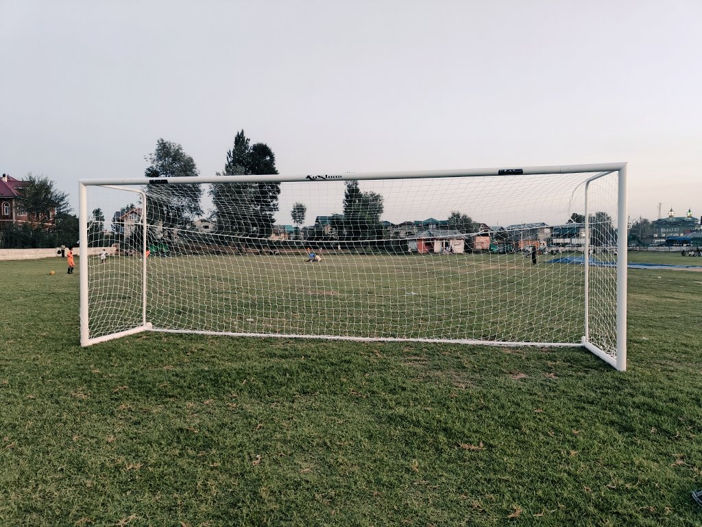 ZoneDfa's tweet photo. A massive thank you to the Mr  Sarmad Hafiz  ,IAS Secretary  Youth Services and sports ,  Madam Nuzhat Gul Secretary J&amp;K Sports council,  Mr Waseem Aslam  for their generous donation of movable goalposts to the District Football Association Pampore. https://t.co/i9UQEAB48D