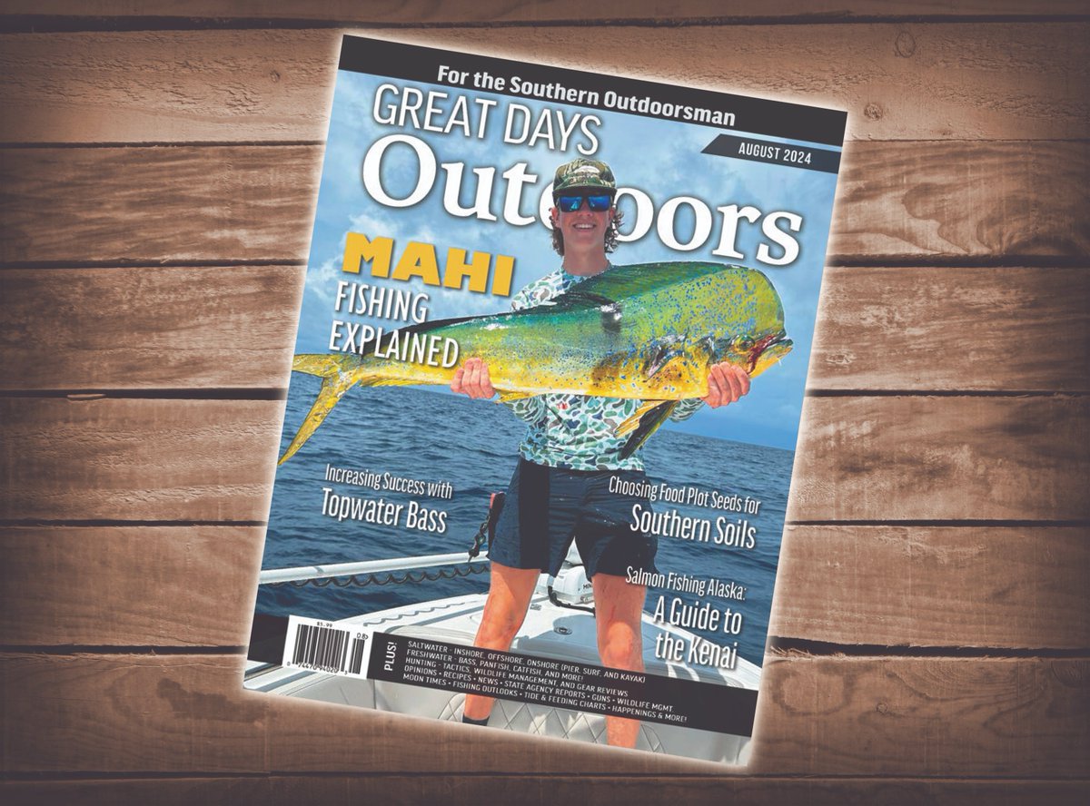 Our August edition is available now! We take an in-depth look at mahi fishing, explore salmon fishing in Alaska's breathtaking Kenai Peninsula - plus much more! Click here to get your subscription! greatdaysoutdoors.secure.darwin.cx/J0GDOWBG #hunting #fishing #greatdaysoutdoors