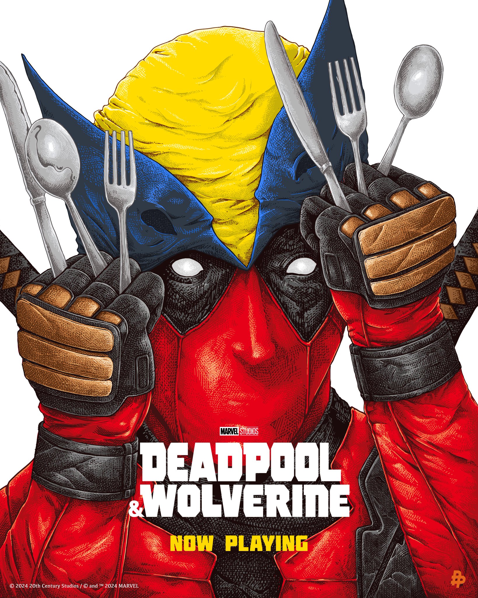 Creatieve posters van Deadpool & Wolverine 