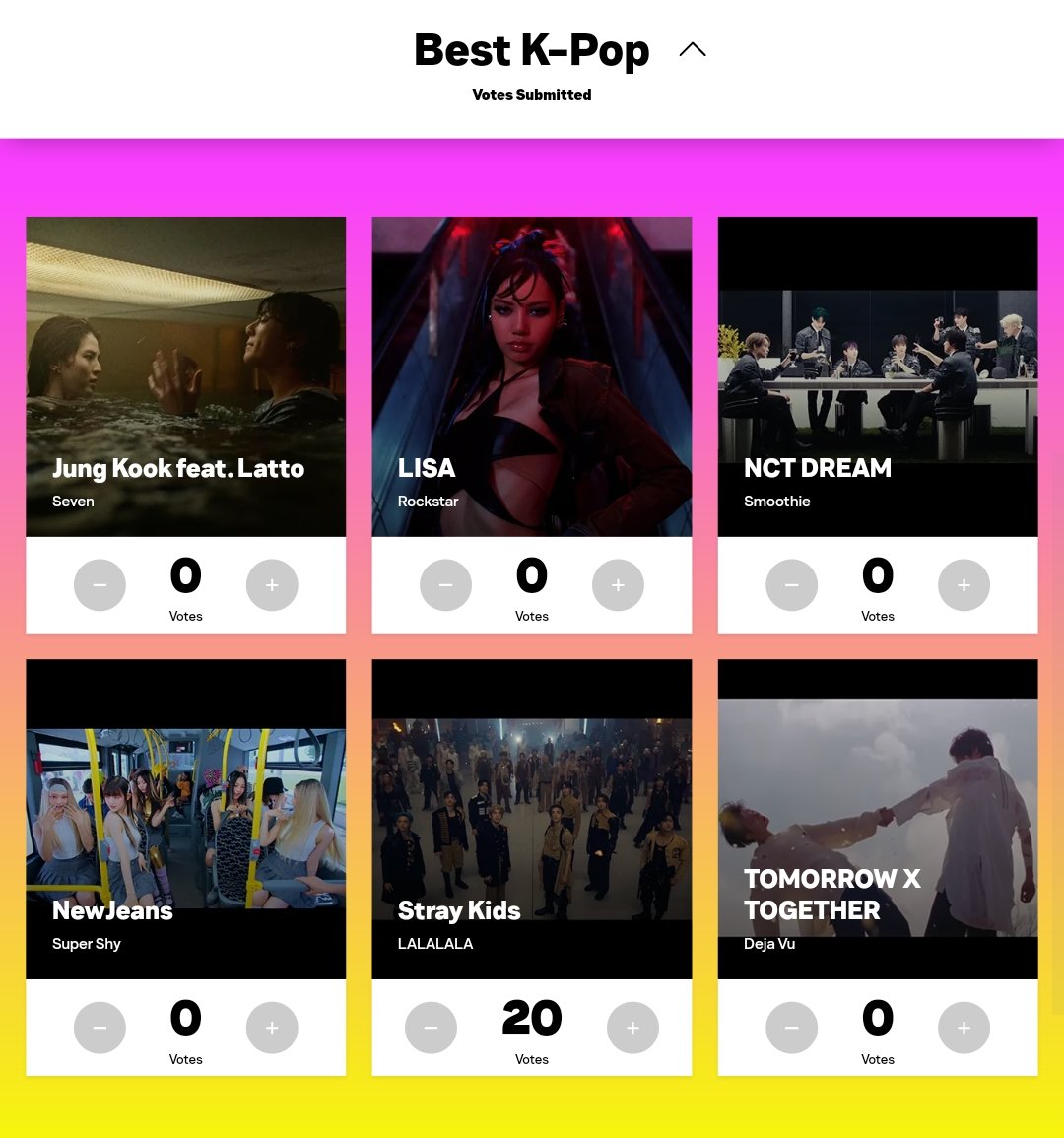lixesmoonlightt's tweet photo. a reminder that our two toughest competitors are nominated in multiple categories so their votes would get divided. Stray Kids is nominated in only one category which we can fully focus on. so do you guys realize how high our chance is to win??? Please STAYS take it seriously https://t.co/lQJCXdqQov