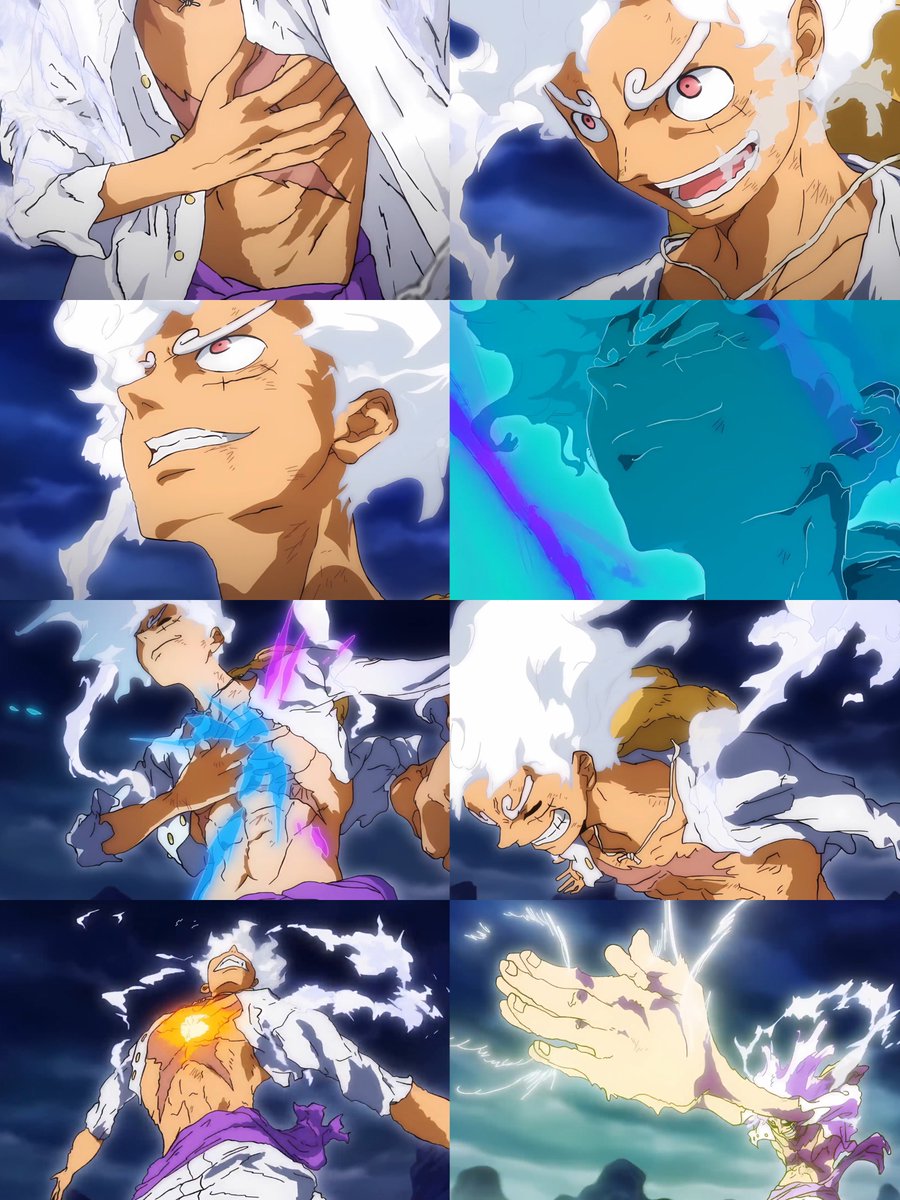 OpPerfectShots_'s tweet image. 1 year ago today Luffy went Gear 5!