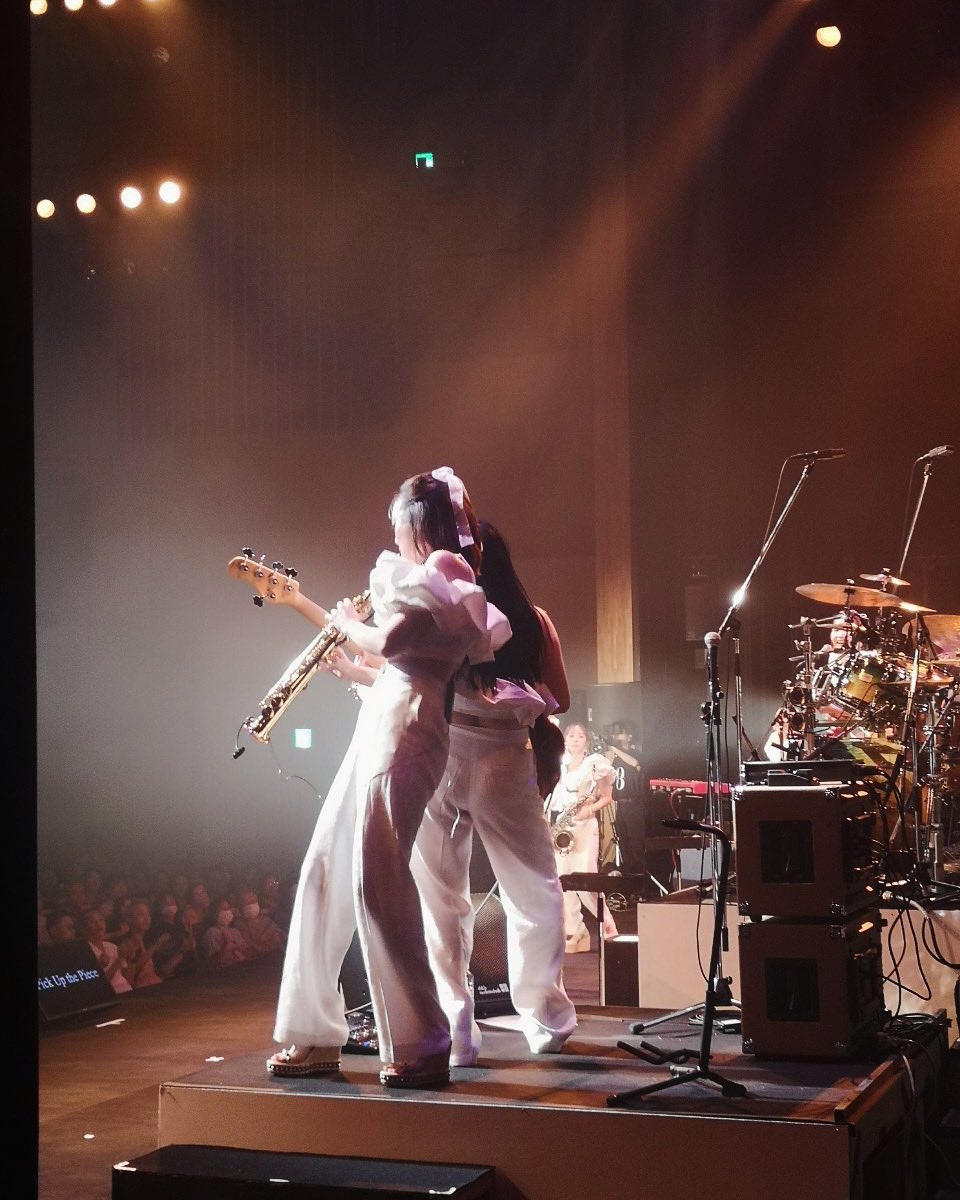 aminakazono's tweet image. THANK YOU LINE CUBE Shibuya🤍🌙🤍🌙🤍🌙🤍🌙

@thejazzavengers 
#ジャズアベ
#旧渋谷公会堂