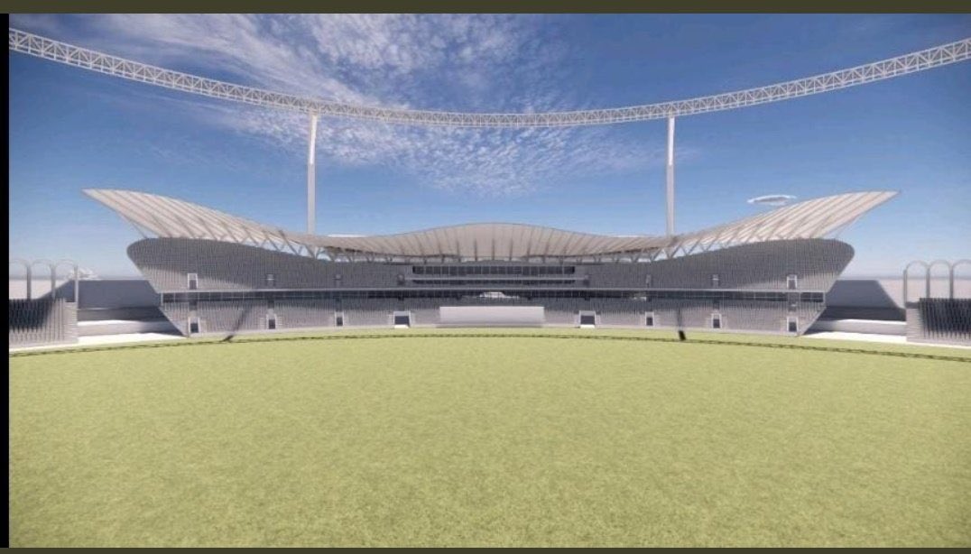 nitinranaa's tweet photo. Render of Lahore Stadium in Pakistan for the Champions Trophy..🏟️
Would they be able to replicate this exactly in 6 months?
If so, we might see this new version in Cricket 26.
#Cricket24
#LahoreStadium https://t.co/jNZITU0Uh6