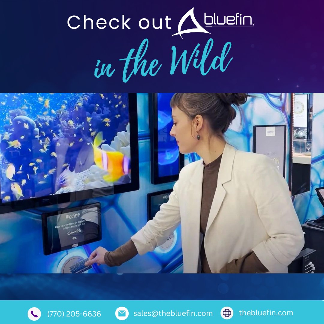 BluefinLcd's tweet photo. Have you been to the @GeorgiaAquarium? Chances are if you have, you've seen #BluefinInTheWild. Learn more about how we create memorable guest experiences. https://t.co/YKhdokNa5f
#InteractiveDisplays #DigitalSignage #TouchScreenTechnology #museumtech #museumvisit #MuseTech https://t.co/Br9OrRDTPE