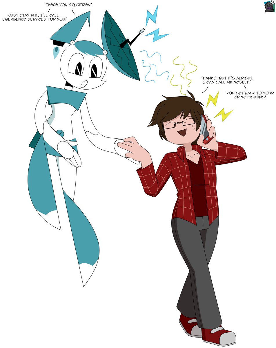 It's not every day a robot comes to one's rescue - but in this