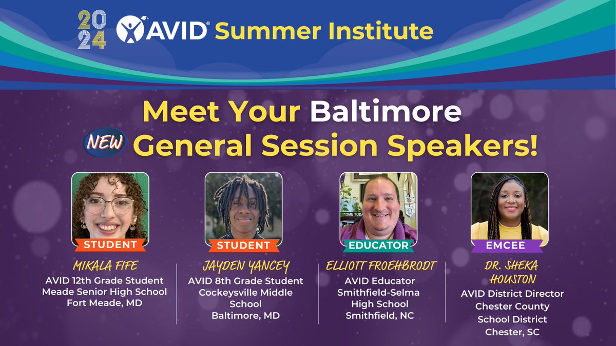 It's time to kick off the New General Experience in #Baltimore! Dr. <a href="/ShekaHouston/">Sheka Houston (Create and Educate)</a> and our AVID speakers are ready to inspire. The pre-show fun kicks off at 12:45 pm at the Baltimore Convention Center, Hall E.